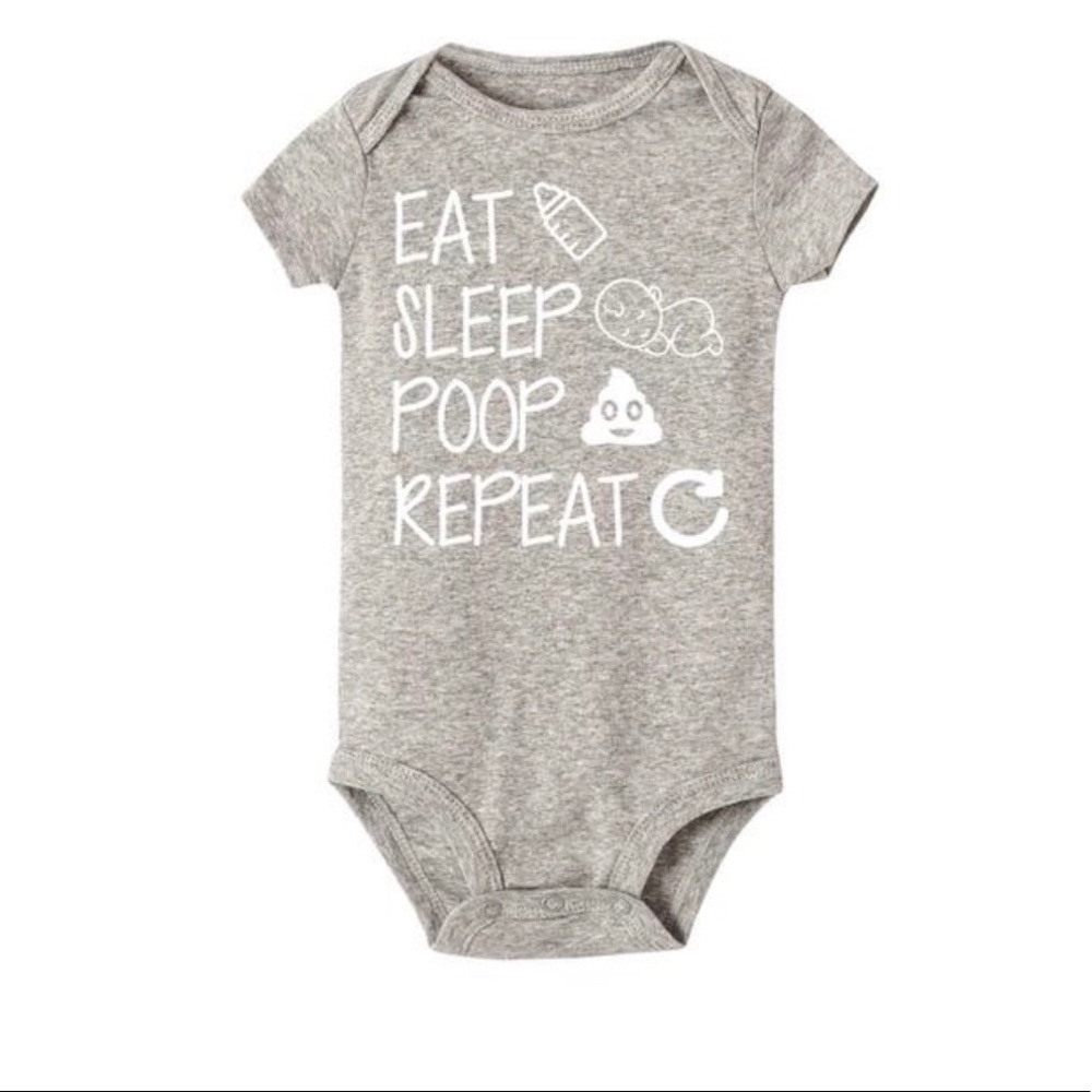 Eat Sleep Poop Repeat Onesie